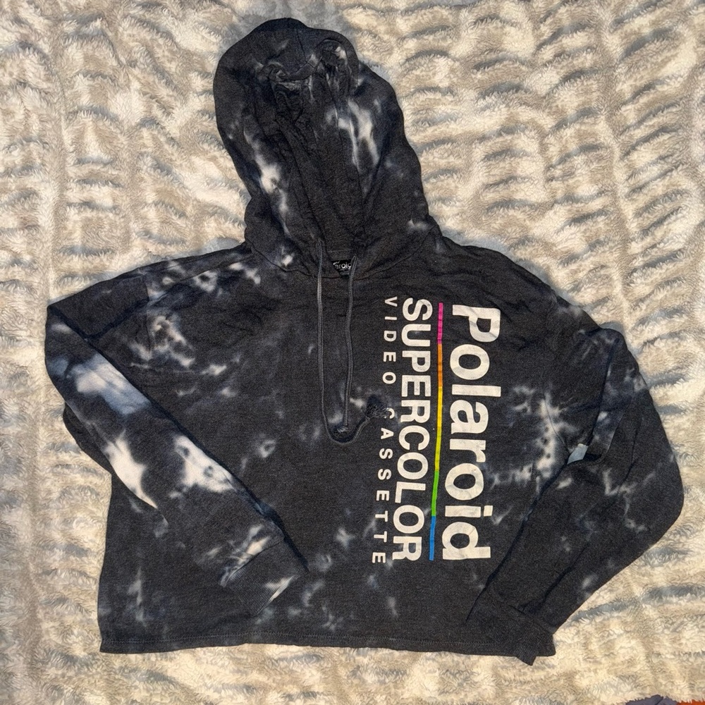 Polaroid Crop Hoodie